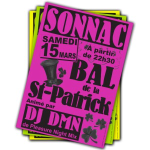 Tracts Fluo A5 (15 x 21 cm) - Recto seul ou Recto Verso