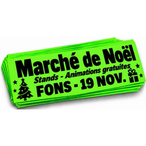 Bandeaux Fluo 21 x 60 cm